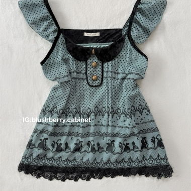 Axes Femme Blue Chiffon Bluse Grösse S