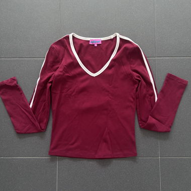 Edikted red/bordeaux Longsleeve