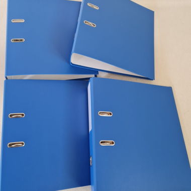 Set de 4 classeurs bleus