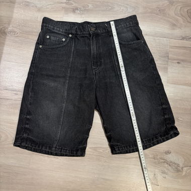 Shorts in denim neri RFLCT