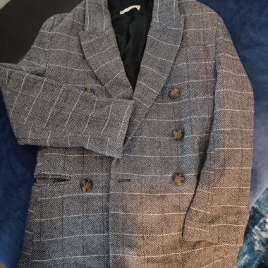 Blazer oversize in misto lana