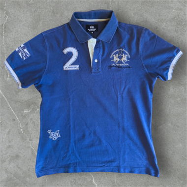 Vintage La Martina Poloshirt - Grösse M - Blau