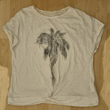 Camicia Bianca con Palme