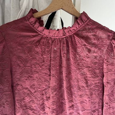 Blusa in pizzo Sézane color rosa antico, taglia 36