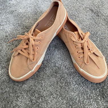 Esprit Damen Sneakers Turnschuhe Gr.38 Apricot NEU