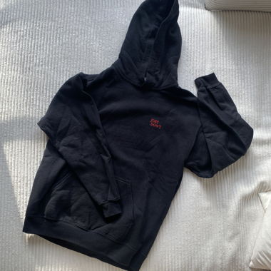 Schwarzer Hoodie ‚Just Don‘t‘