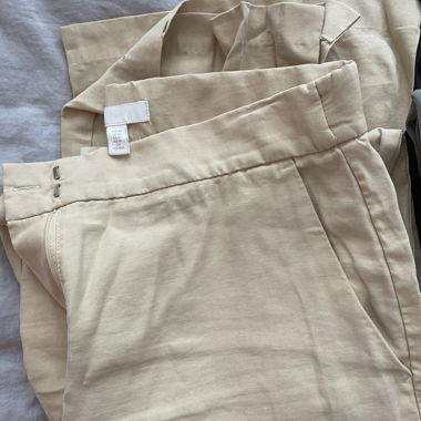 yellow suit trousers