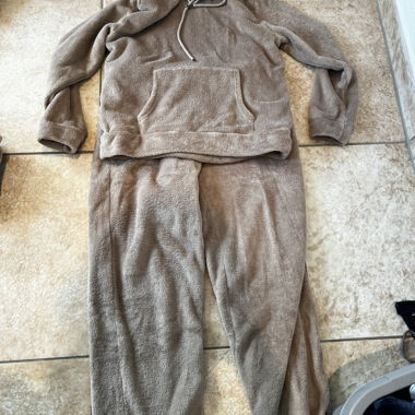 Fleece hoodie with pants