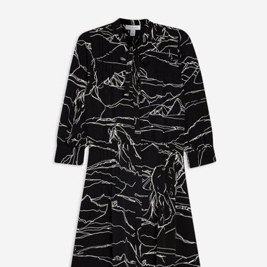 Topshop Horse midi dress