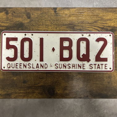 Australien - Queensland 501 BQ2 - Autoschild