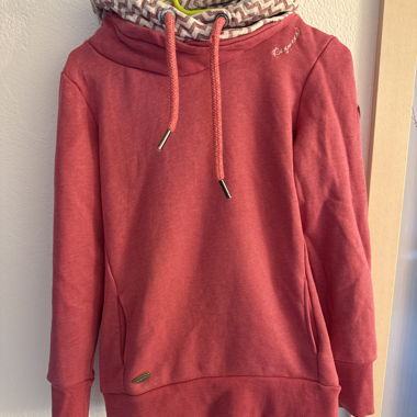 Damen Hoodie mit Musterkapuze