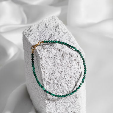 Malachit Edelstein Armband