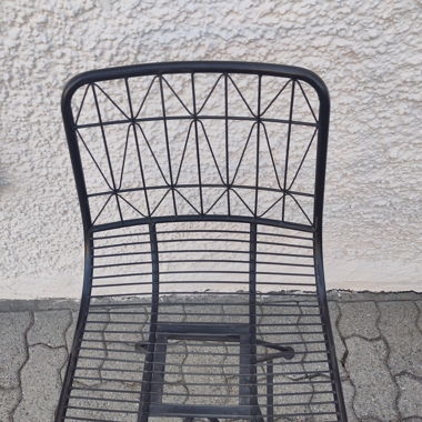 Stühle metall schwarz - 2 Stück