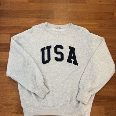 sweat-shirt gris USA