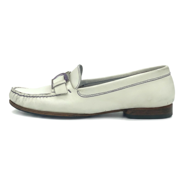 Salvatore Ferragamo Gancini Mokassin EU 36 Weiß