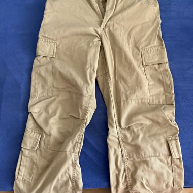 Pantaloni cargo beige
