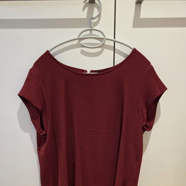 Bluse Weinrot