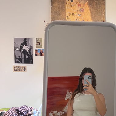 Baby blue tank top