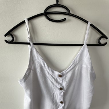 Weisses Tanktop