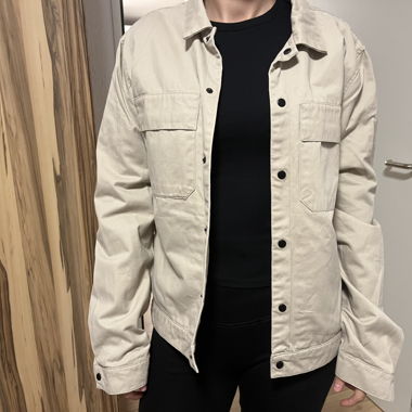 Beige Jacke
