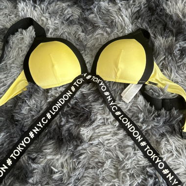 Yellow Bikini Top