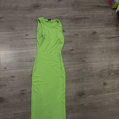 robe verte stradivarius 