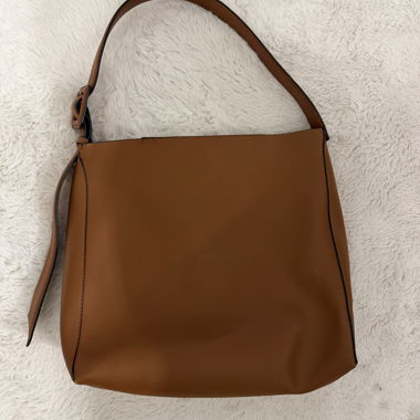 Borsa a tracolla marrone
