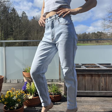 FOSCHINI Vintage High Waist / Mom Jeans