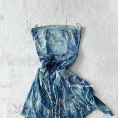 Blue Fairy Asymmetrical Dress (M)
