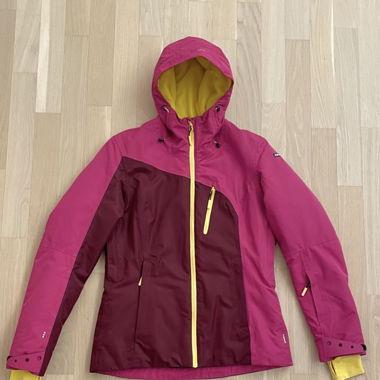 Skijacke Icepeak pink/rot/gelb - Grösse 38