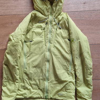 Mammut Isolierte Jacke in Limettengelb 