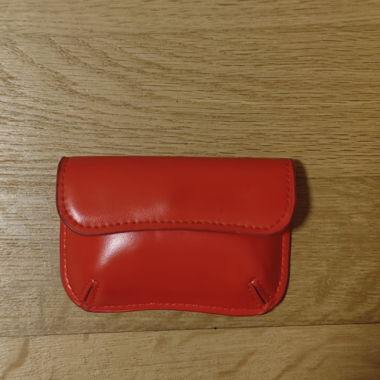 Rotes Lederetui