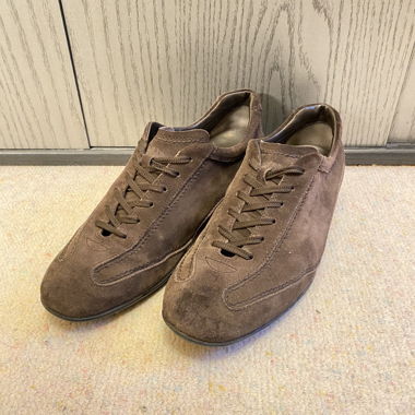 Chaussures en daim marron Tod's