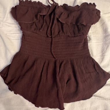 Bershka bordeaux Top XS