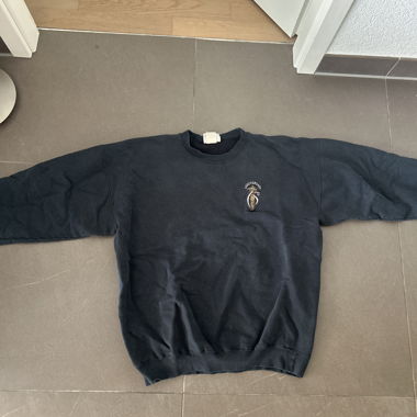 Sweat-shirt noir vintage