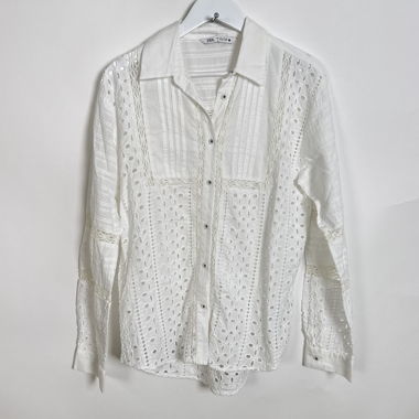 White Zara Lace Shirt