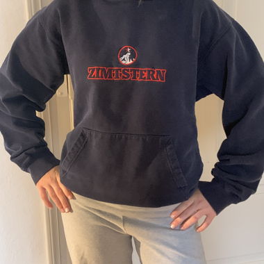Hoodie Zimtstern Bleu