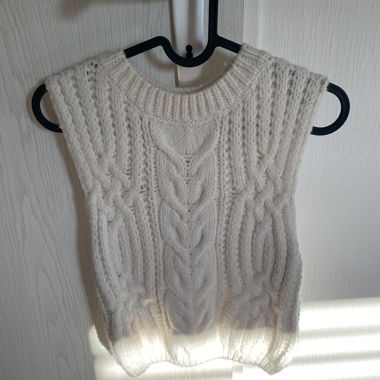 Gilet en maille Bershka