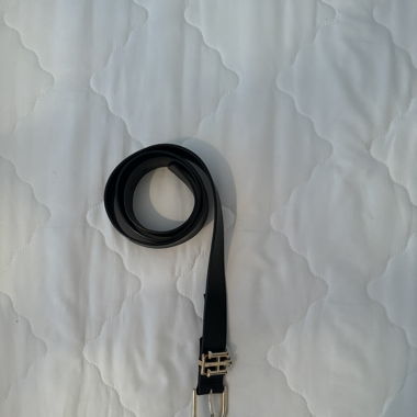 Tommy Hilfiger Gürtel schwarz/gold
