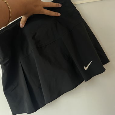 Black tennis skirt