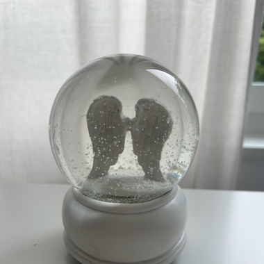 Decoration snow globe with music 