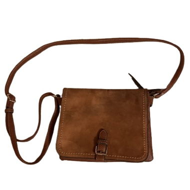 Sac à main Tom Tailor en cuir brun