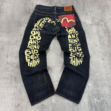 Vintage Evisu Straight Jeans (M)