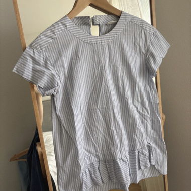 Caliban Bluse Kurzarm
