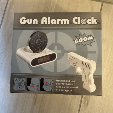 Gun Alarm Clock