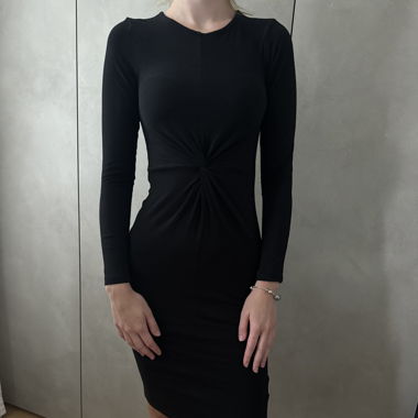 lang arm Kleid