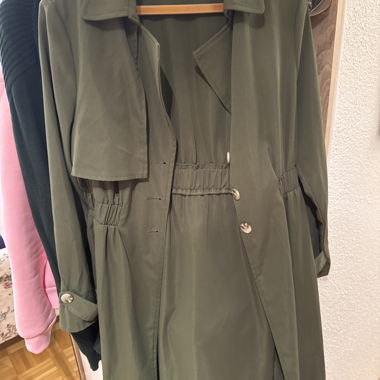 Olive Green Trench Coat