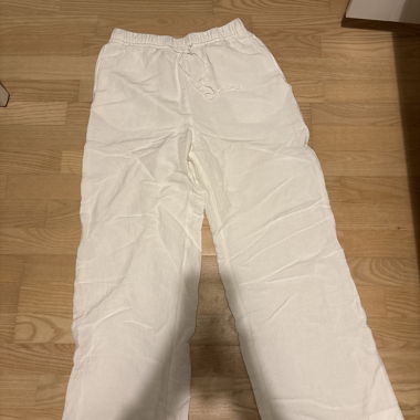 Weisse H&M Leinhose