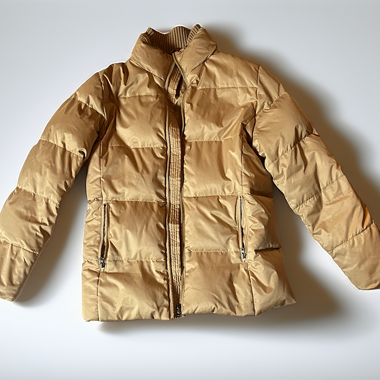 Beige Puffer Jacket
