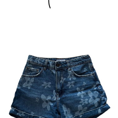 Blue floral Bershka shorts